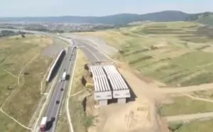 șantierul secțiunii 2 (Boița – Cornetu) a Autostrăzii Sibiu - Pitesti (A1)