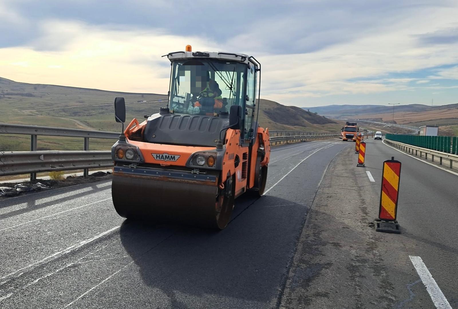 lucrările de punere în siguranță în zona km 66 al Autostrăzii A10 Sebeș – Turda. 2